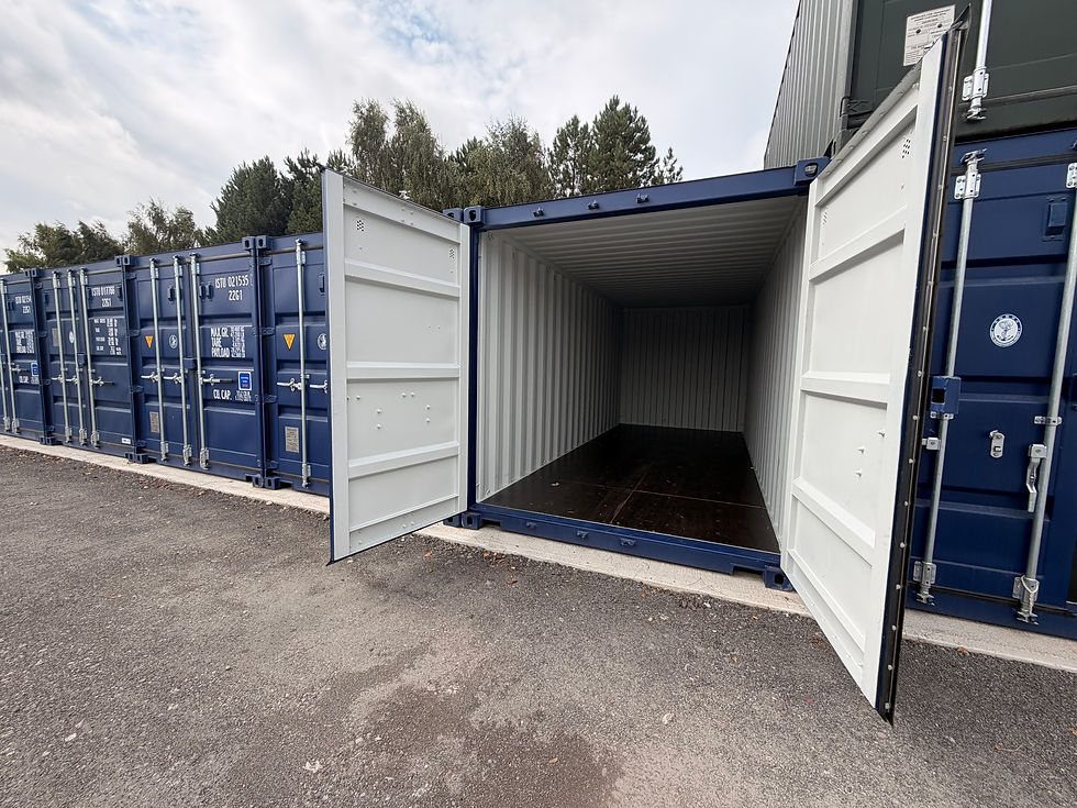 single-use, clean, storage units, inside storage units