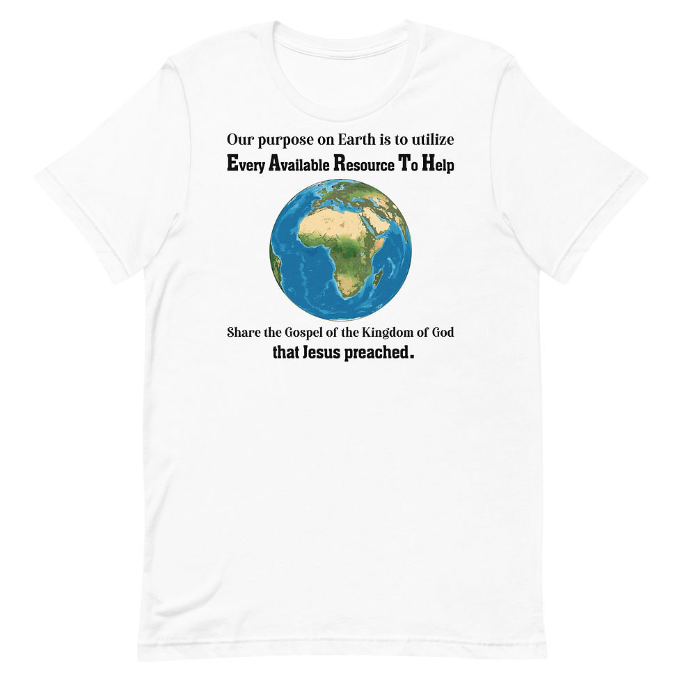 Thumbnail: EARTH (E)very (A)vailable (R)esource to (H)elp share the Gospel (BLACK)