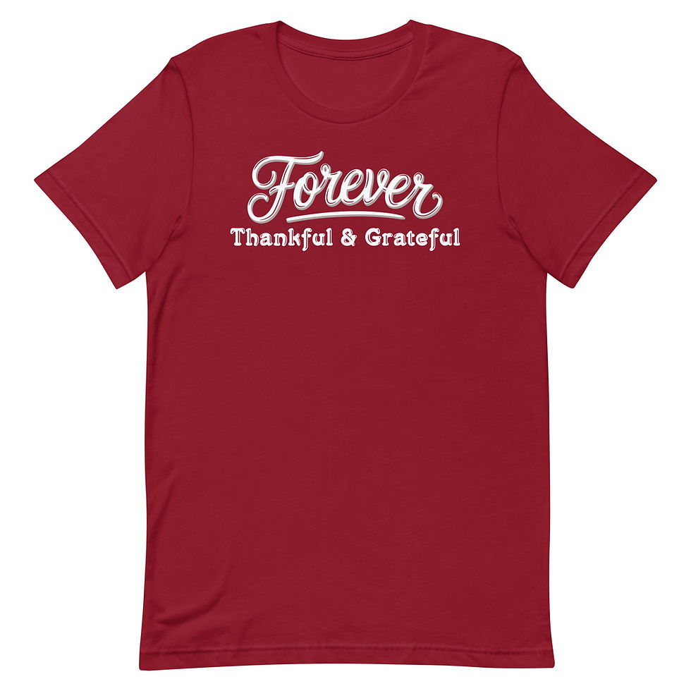 Thumbnail: Forever Thankful & Grateful (White Lettering)