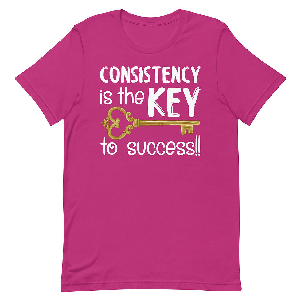 Thumbnail: Consistency is the Key to Success!! Design #2