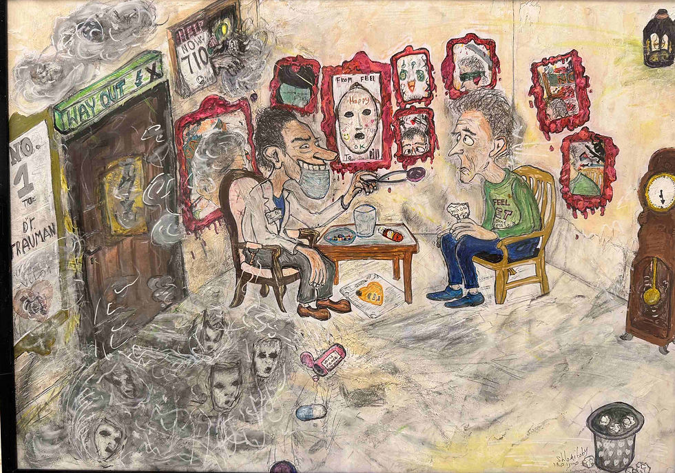 דר טראומן -פגישה- יצירה שלומי טובי