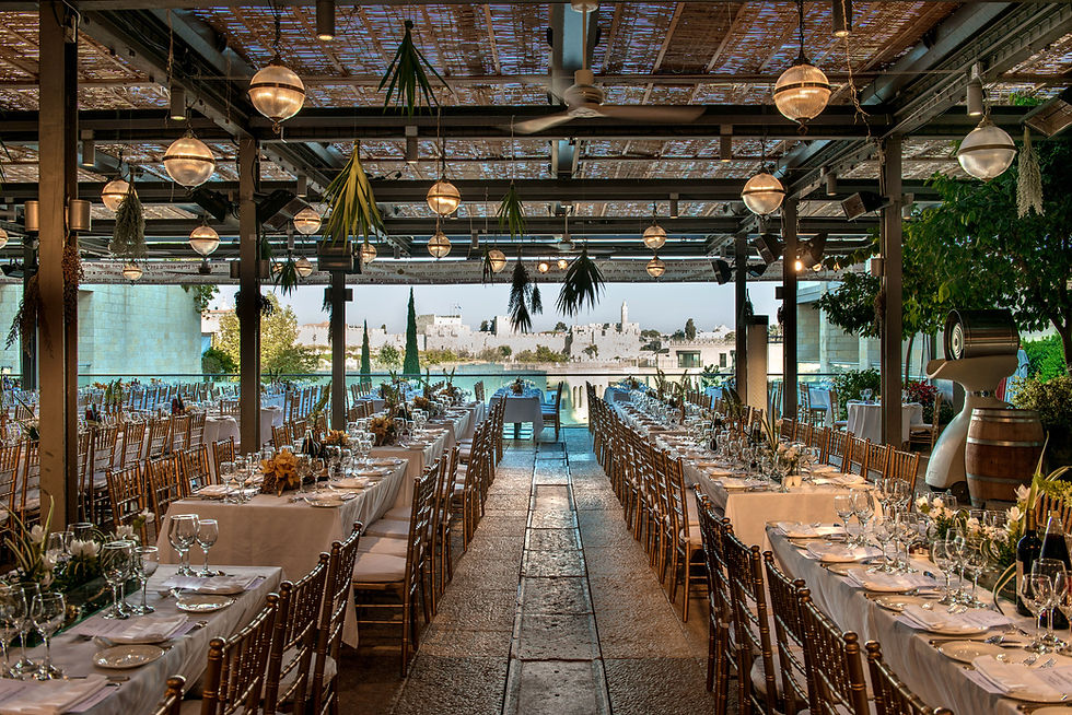 סוכה במלון מצודת דוד- צילום אילן נחום