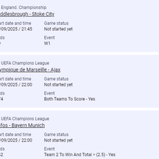 Tuesday 9/30/25 picks