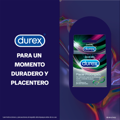 Miniatura: DUREX CONDÓN PLACER PROLONGADO X3 UND