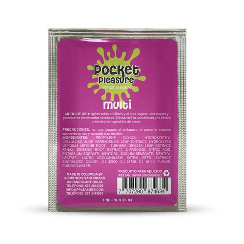 LUB. ÍNTIMO MULTI POCKET PLEASURE SACHET