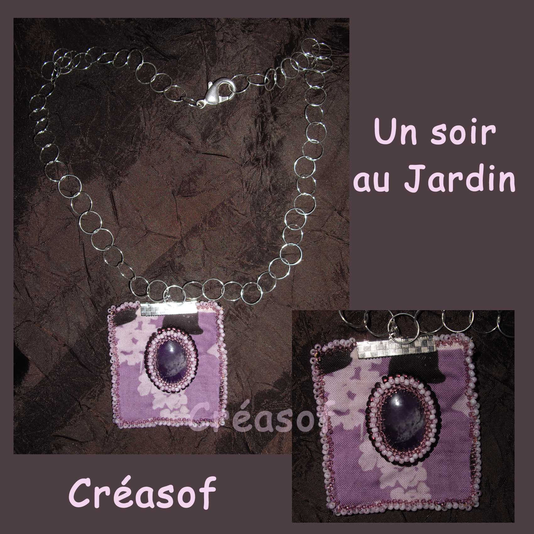 Collier Un soir au jardin
