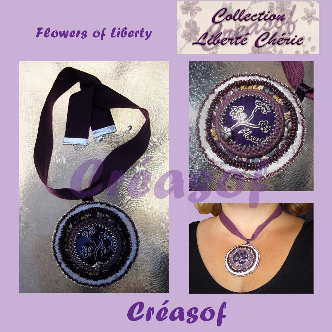 Collier Flowers of Liberty