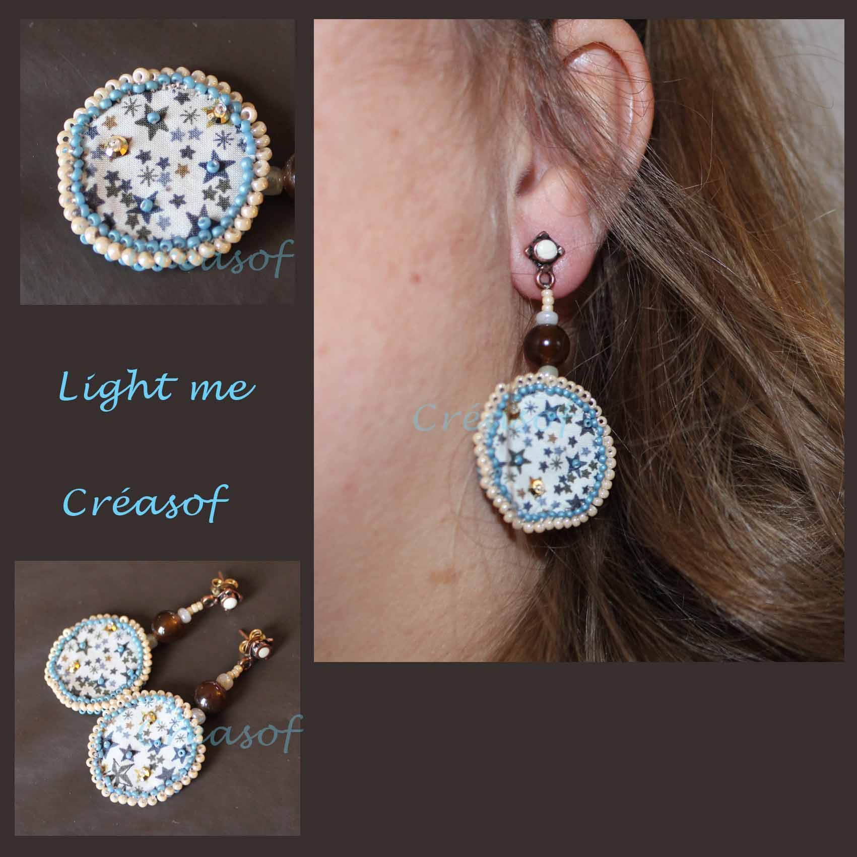 Boucles d'Oreille Light me