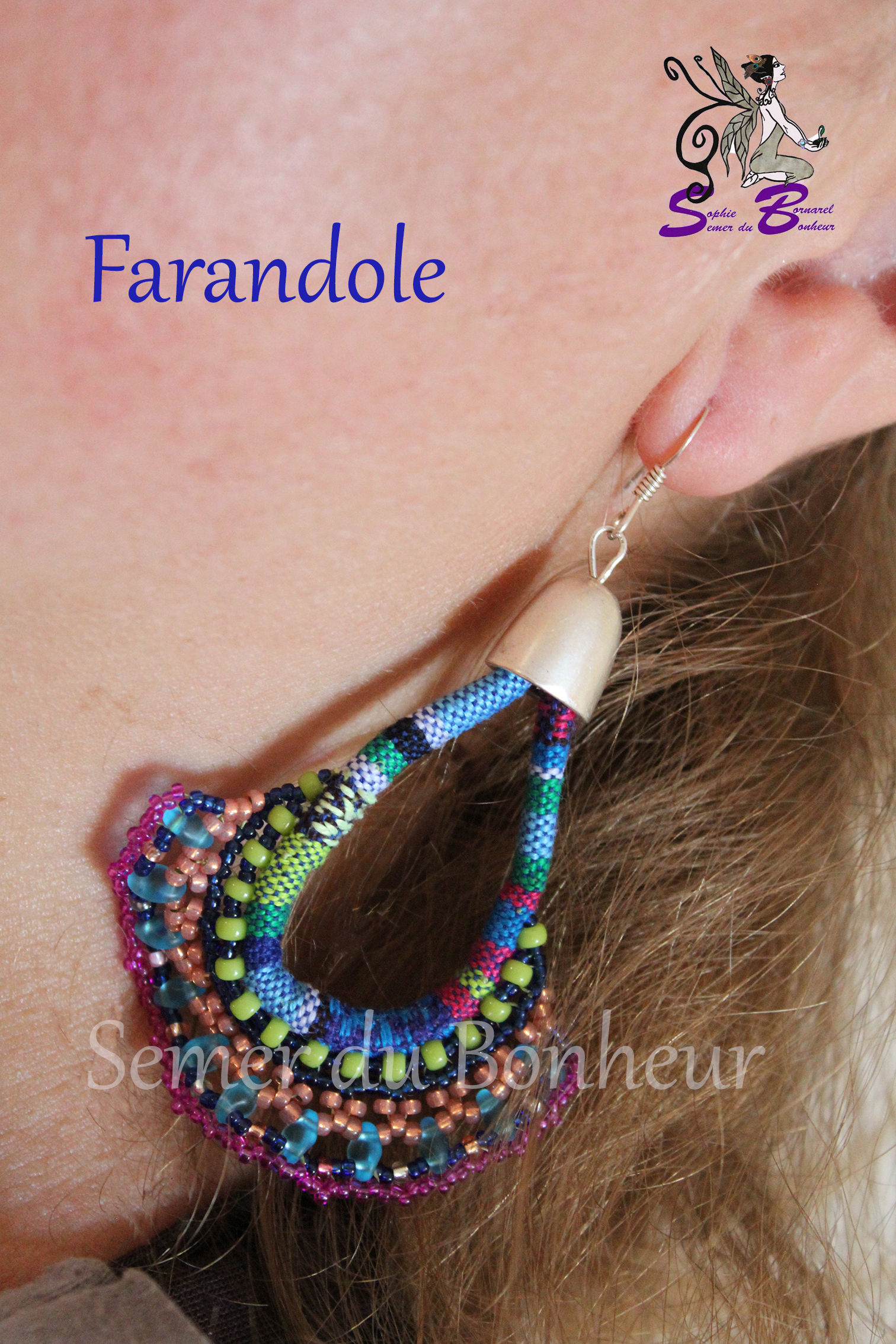 Boucles d'oreille "Farandole"