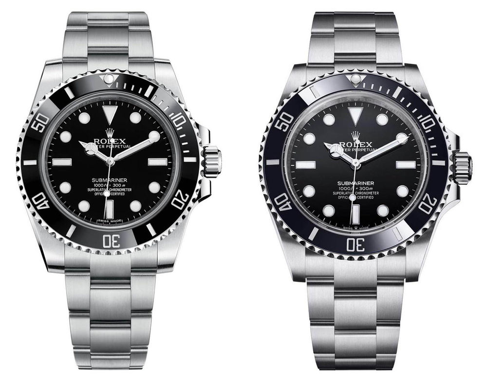 Rolex Submariner 124060 Vs 114060