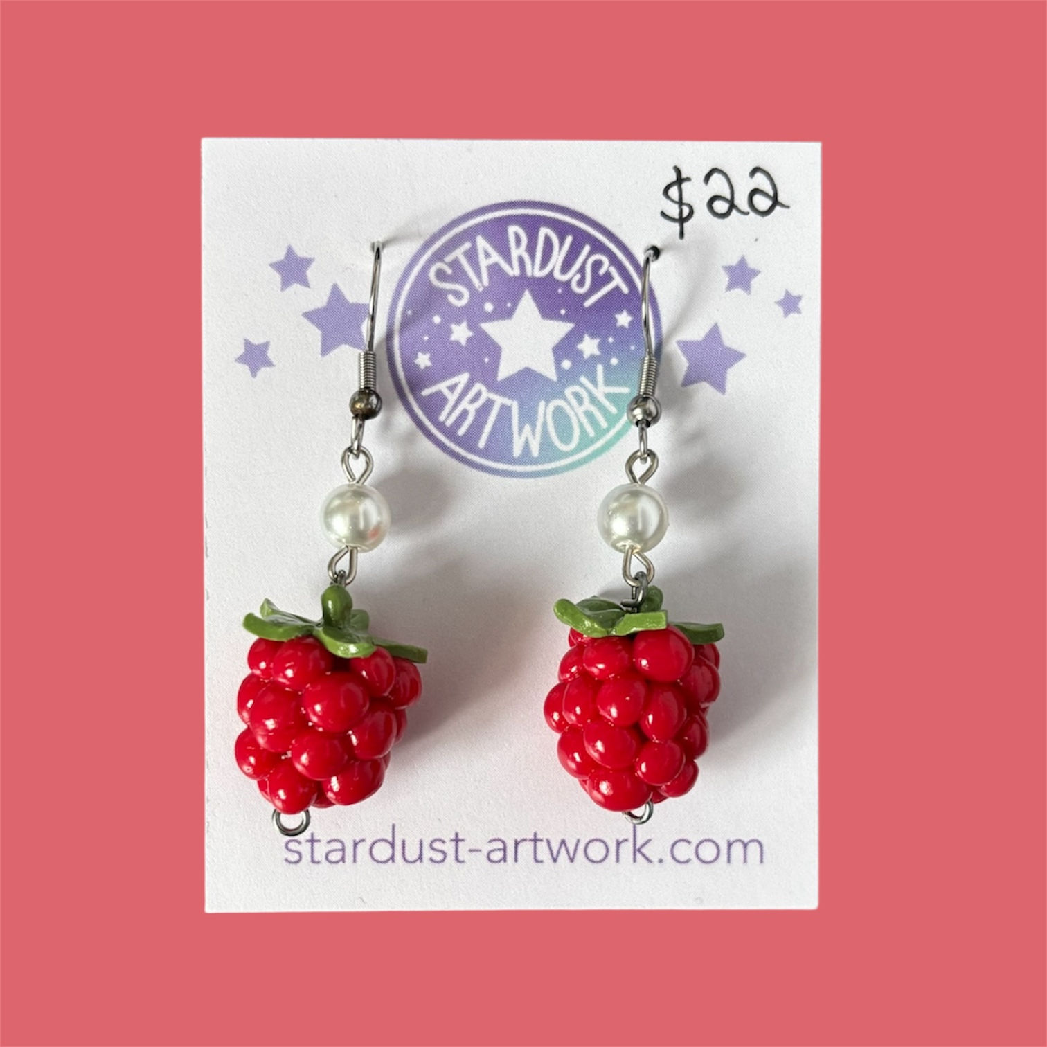 Raspberry Dangles