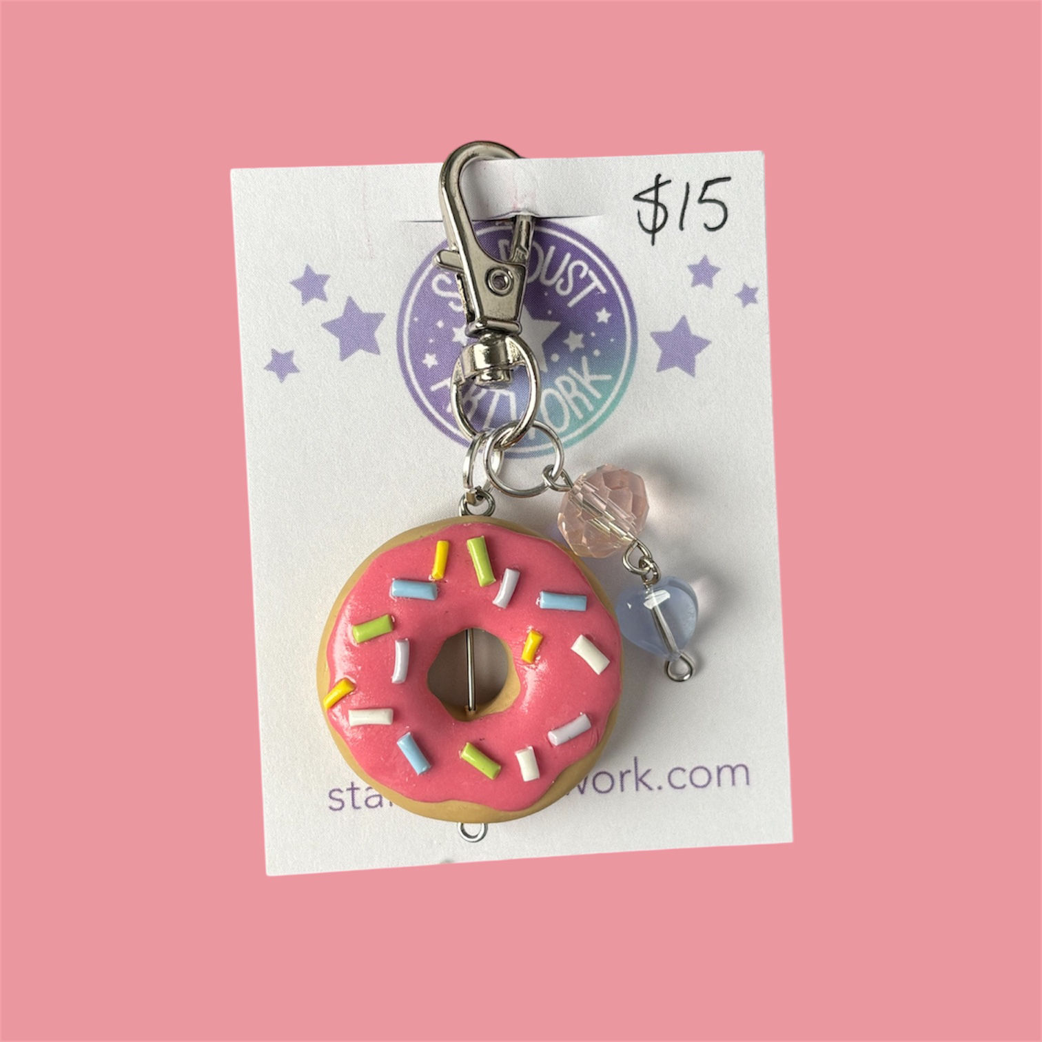 Donut Bag Charm