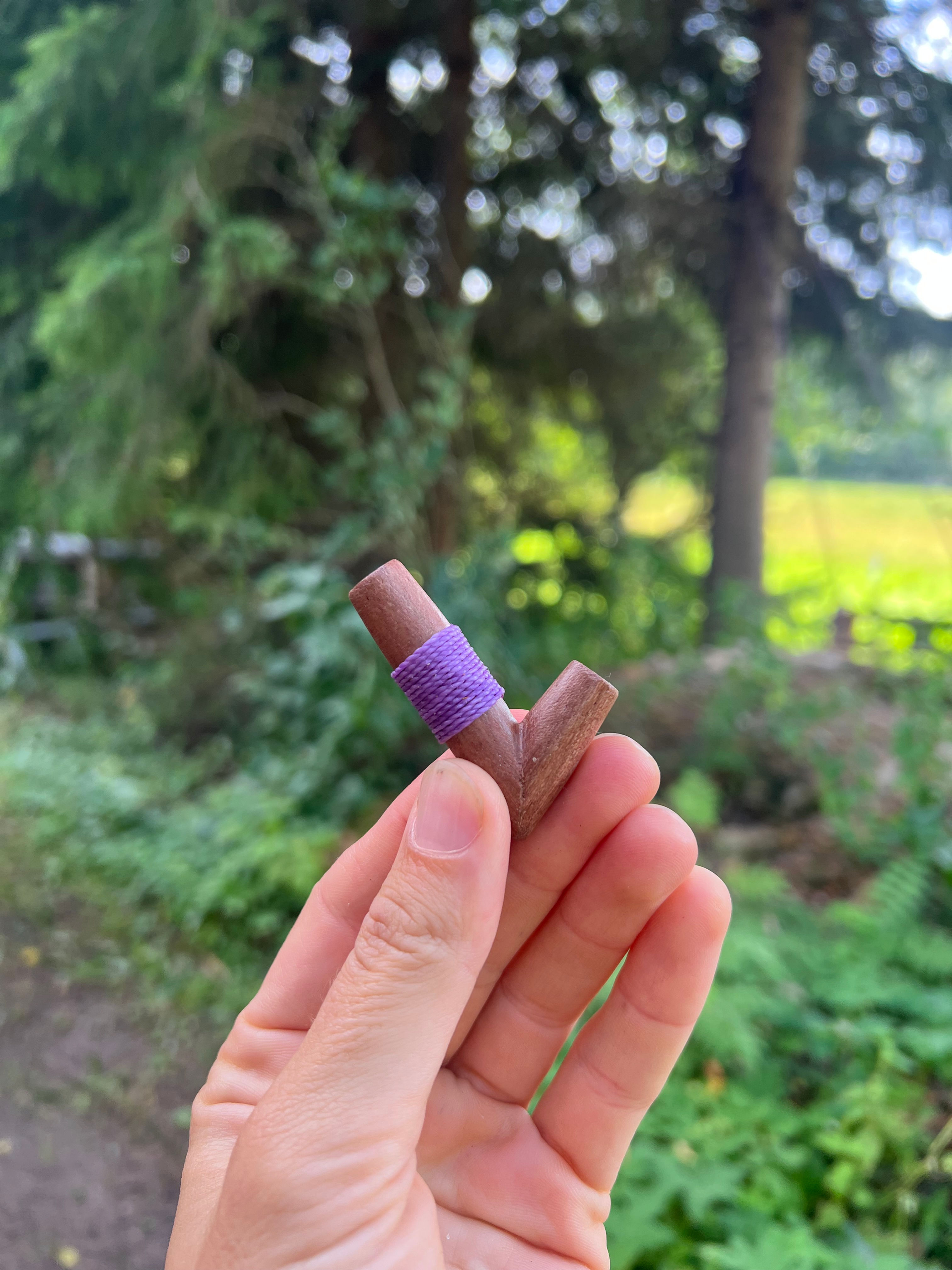 Unique Handmade Kuripe Ceremonial Rapé Pipe