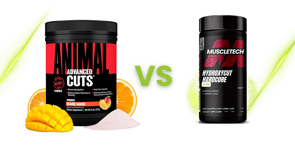 Animal Cuts vs. Hydroxycut: Which Fat Burner Is Actually Right for You?