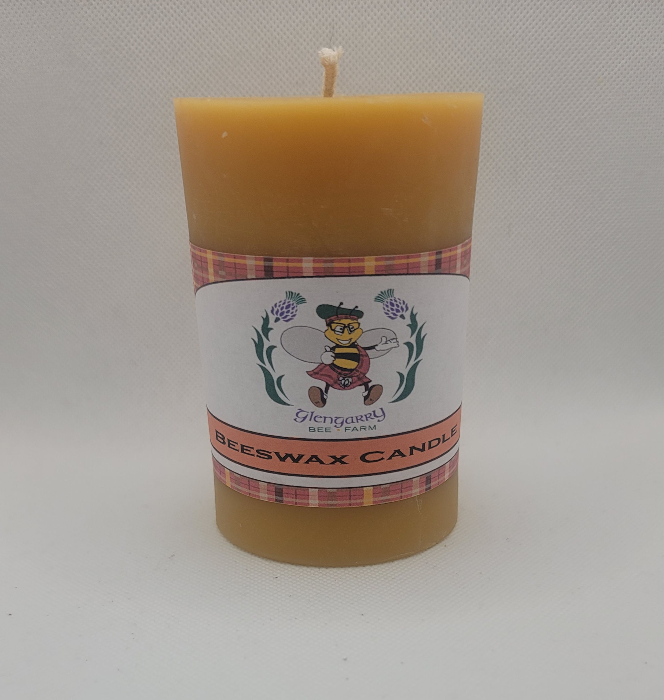 4'' Pillar Beeswax candle