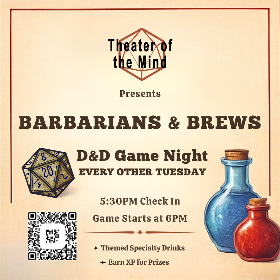 Barbarians & Brews!