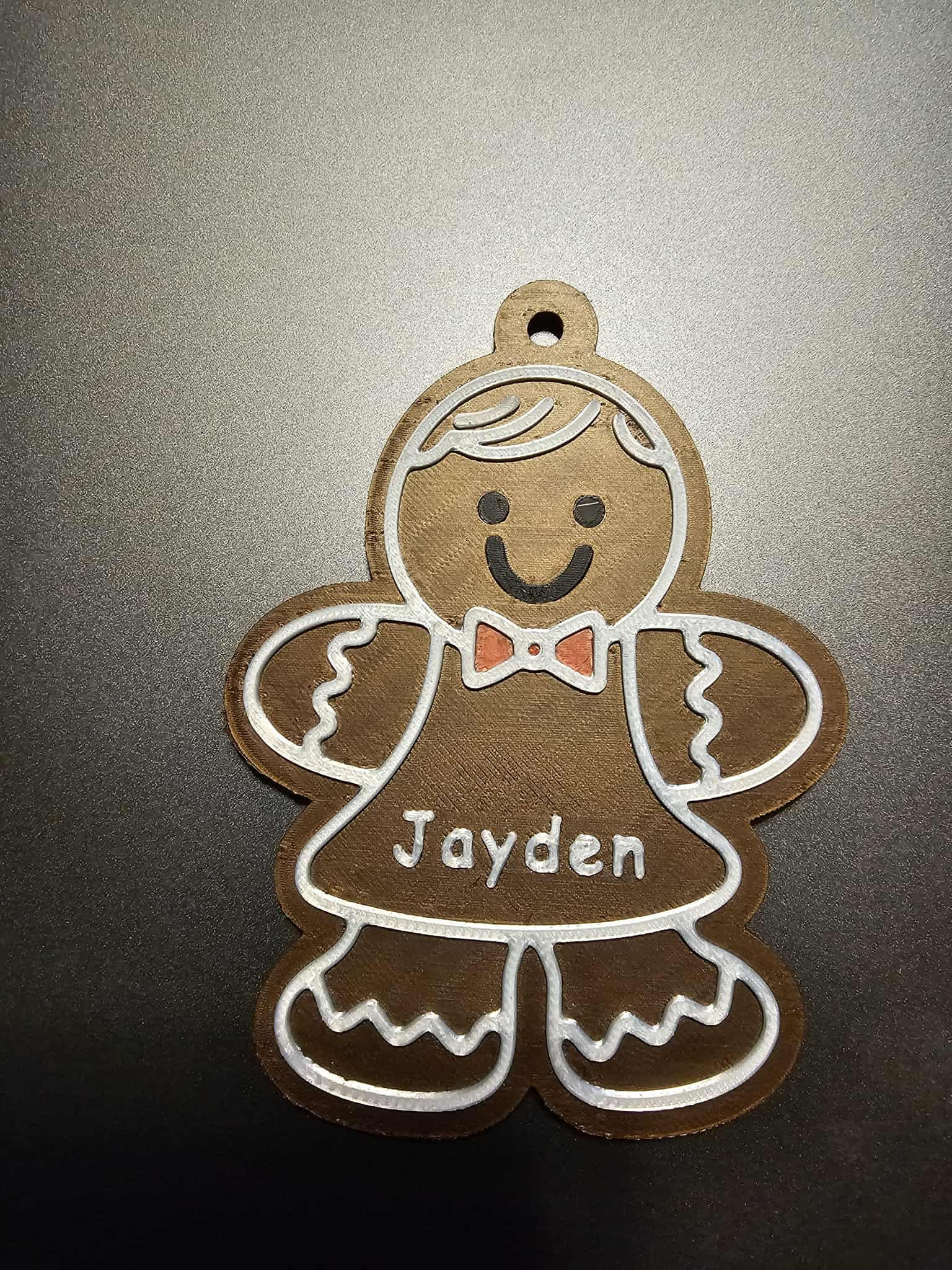 Personalized Gingerbread Man Ornament