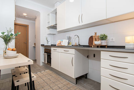 Home Staging Beato - cozinha organizada apartamento T2 venda rápida Little Details