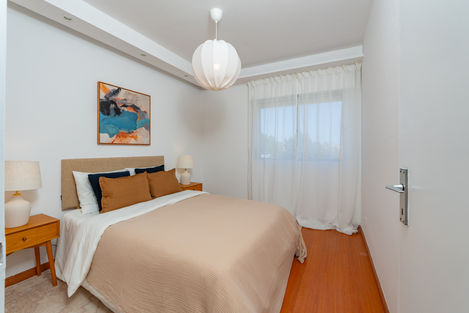 Home staging Montijo - quarto apartamento T3 ambiente acolhedor Little Details