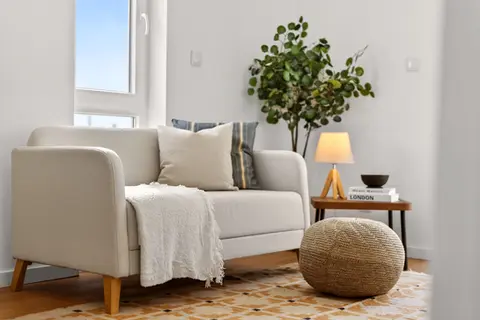 Home staging sala apartamento T2 para venda no Seixal - Little Details