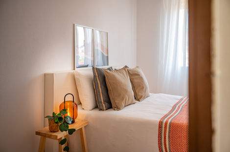 Staging quarto principal 62m² Vila Franca Xira valorização
