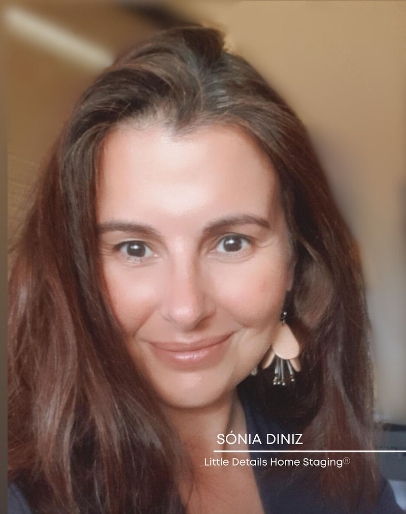 Fotografia de Sónia Diniz, criadora da Little Details Home Staging, para a entrevista dada à revista Liderança no Feminino.
