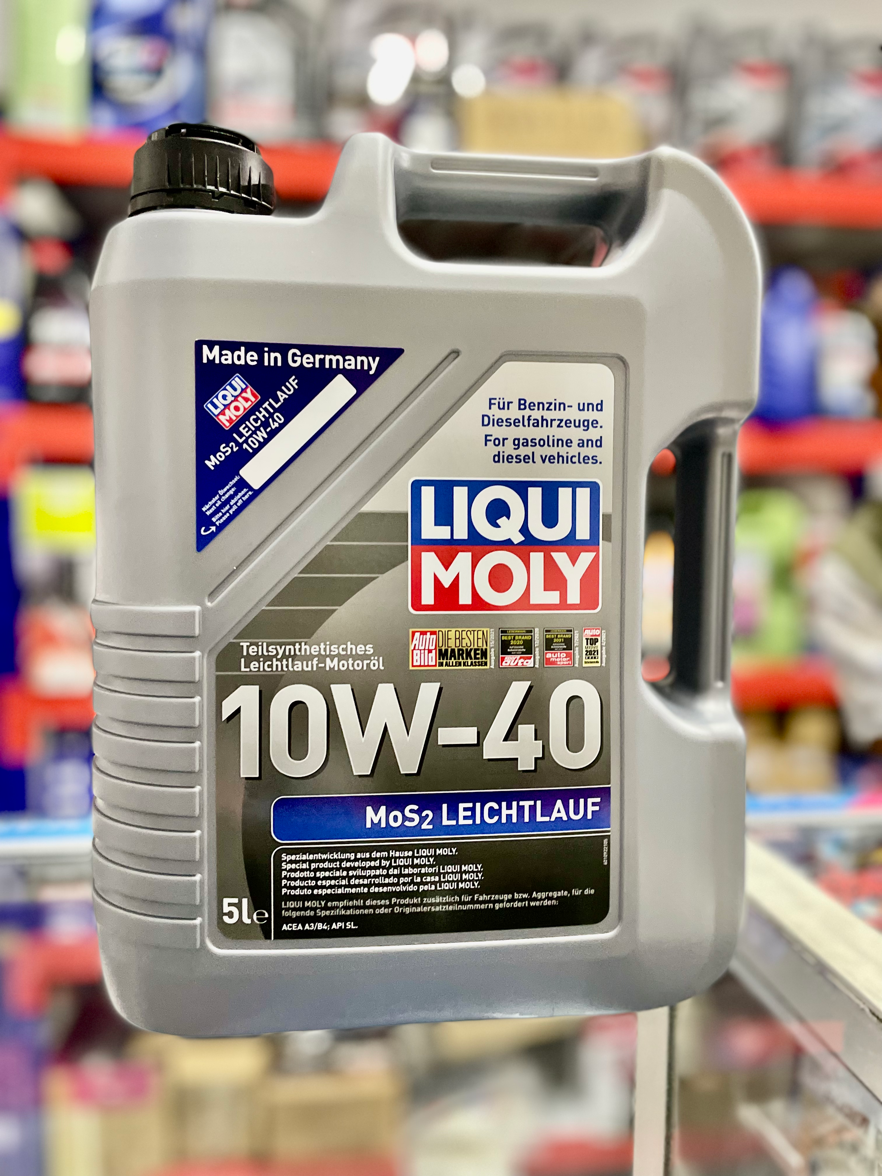 LIQUI MOLY 10W-40 5L MOS2 Teilsynthetisches