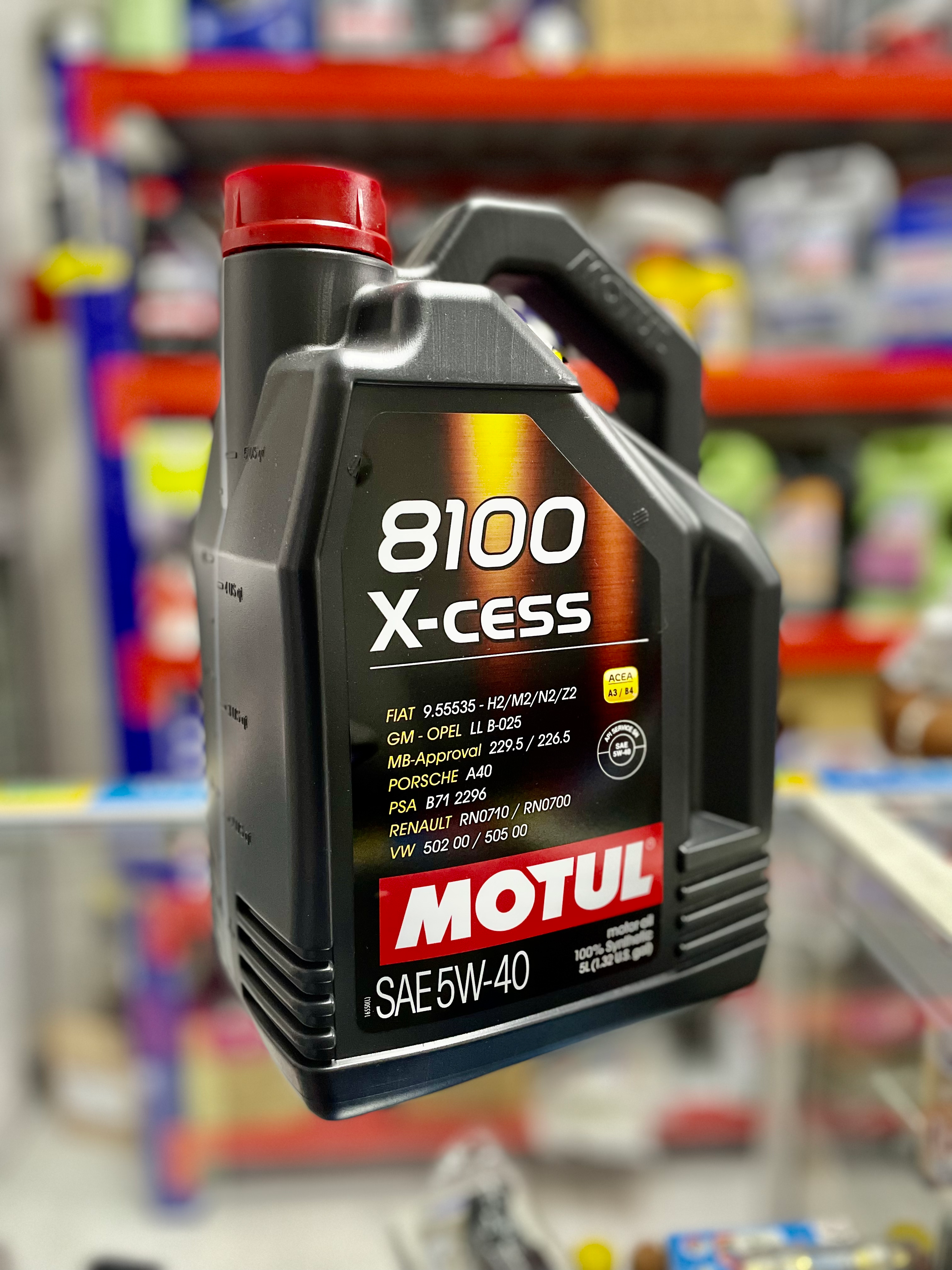 MOTUL SAE 5W-40 8100 X-cess