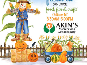 Fall Festival is October 1st!