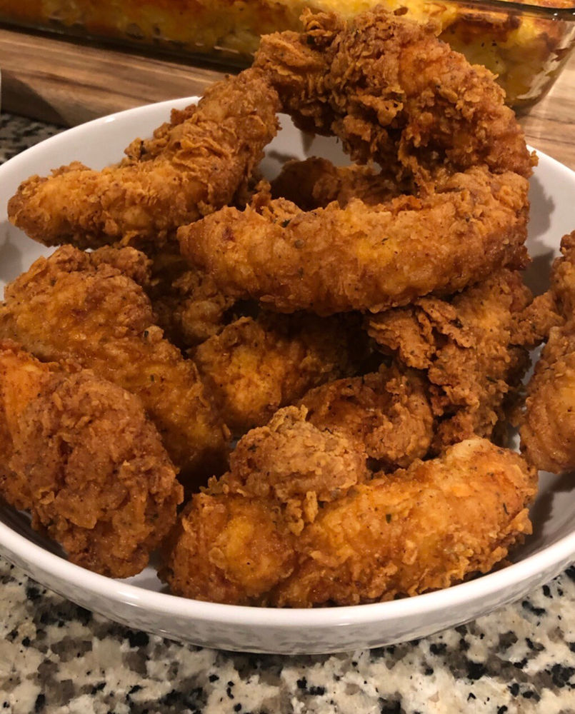 The Cast Iron Chef's Super Crunch Spicy Chicken Tenders
