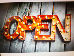 Open Sign, Neon Sign, Custom Sign