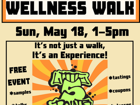 L5P WELLNESS WALK, May 18, 1-5pm