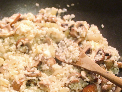 【ベジタリアン】森のきのこたくさんのリゾット