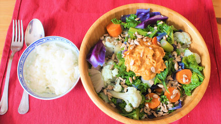 Indonesian Salad, Gado Gado Recipe by Yogini Radha