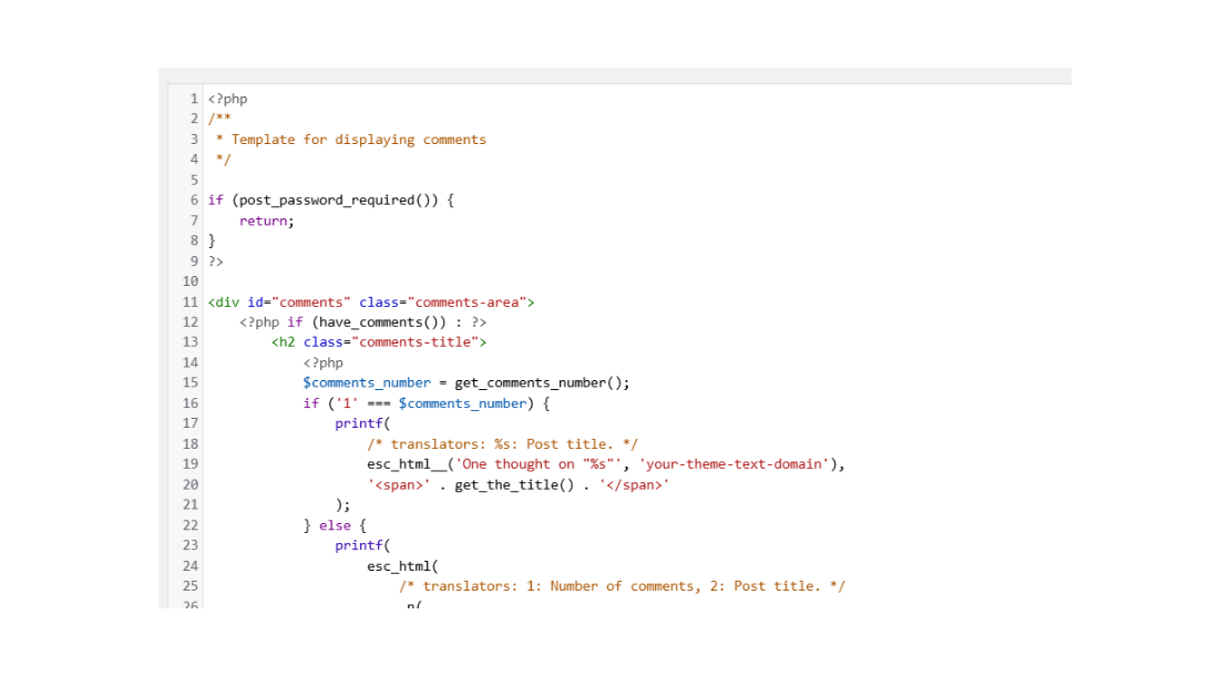 comment box html code
