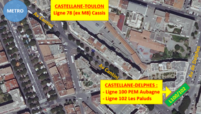 Changement terminus pour la L78/79/100/102