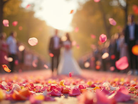 Capturing Magic: How Different Flower Petal Sizes Create Stunning Wedding Confetti Photos