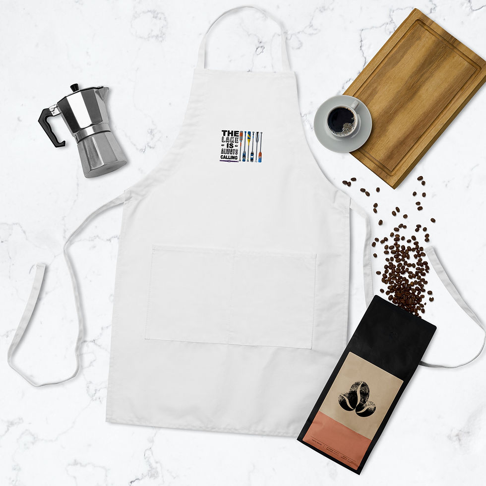 Thumbnail: The Lake Is Always Calling Embroidered Apron