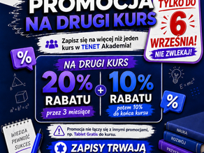 Zapisz się na więcej niż jeden kurs i skorzystaj z rabatu!