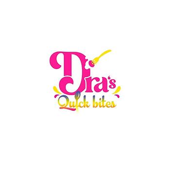 Dra's Quick Bites logo, local food in Canaries, St. Lucia