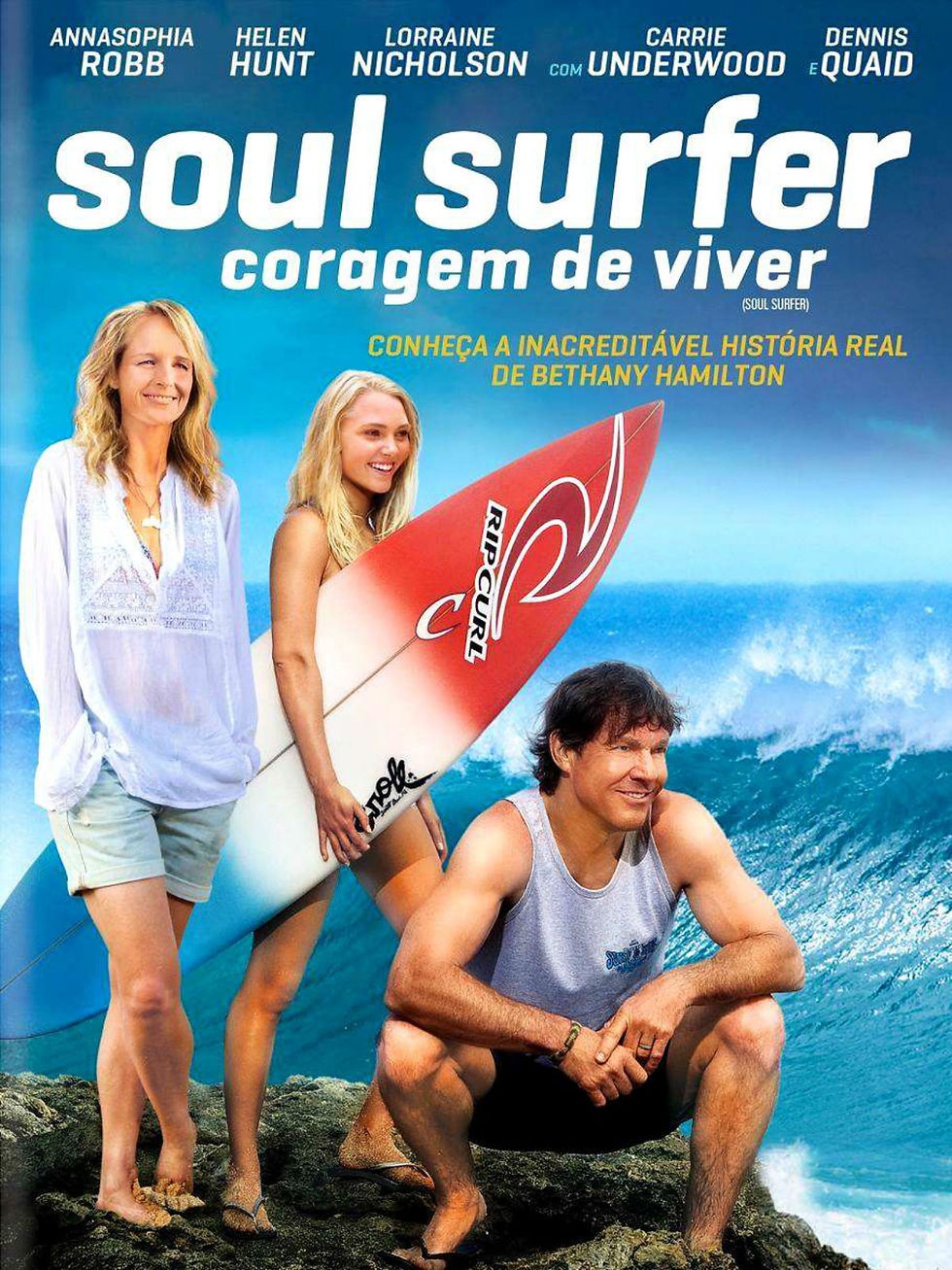 Cartaz do filme "Soul Surfer - Coragem de Viver"