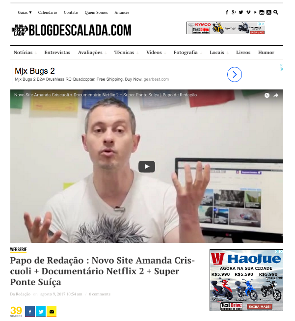 Matéria - Papo de Redação