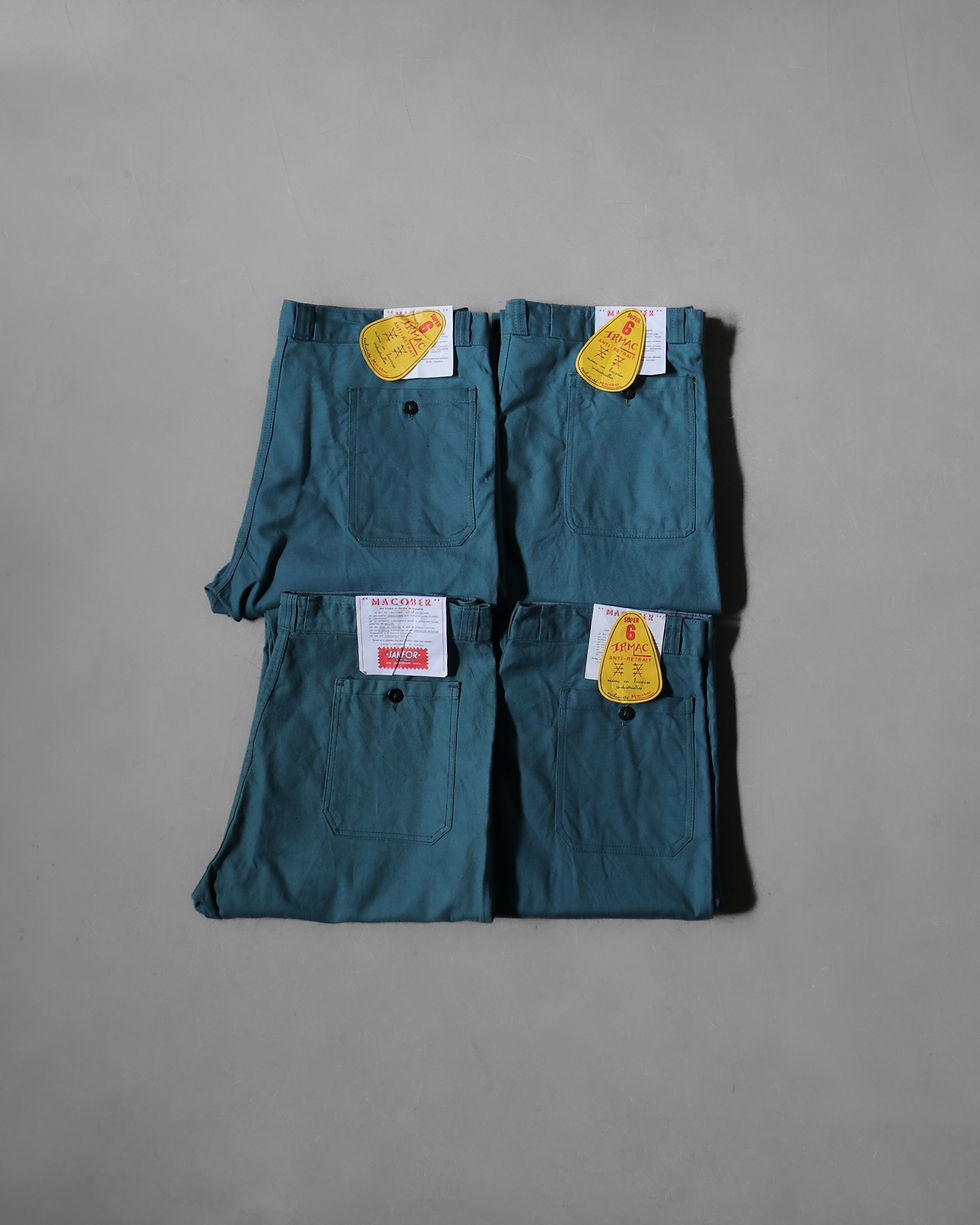 サムネイル： FRANCE  1970-80s  Work pants  Dead stock  “MACOBER” / フランス　ワークパンツ 　E-116