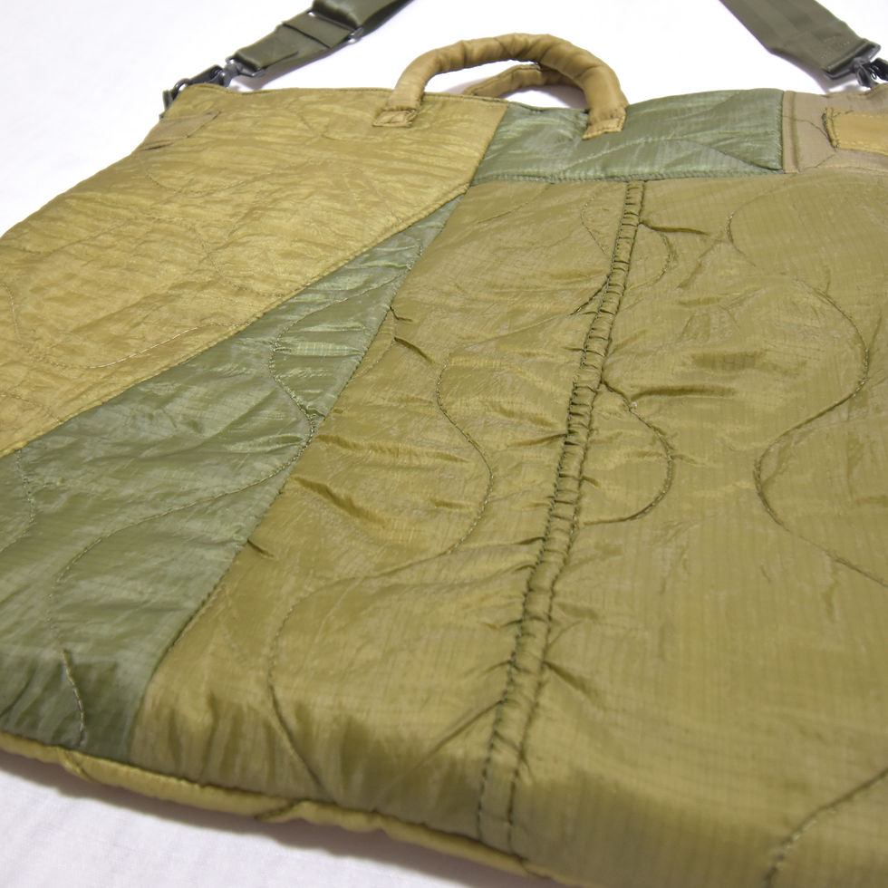 サムネイル： [MADE IN OCCUPIED JAPAN] / HELMET BAG (U.S QUILT LINER)　メイドインオキュパイドジャパン / ヘルメットバ