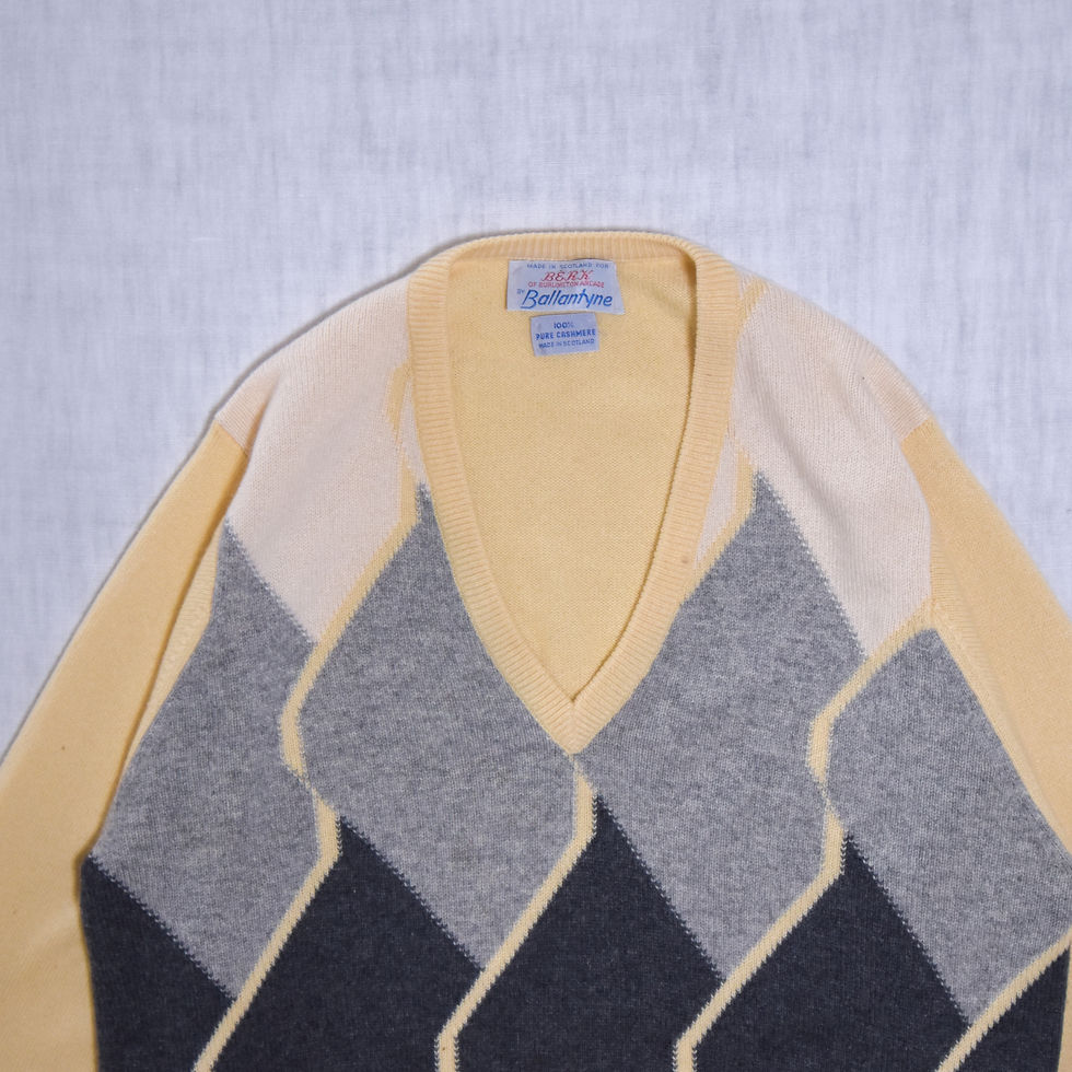 サムネイル： [Ballantyne]  SCOTLAND VINTAGE / Cashmere knit　[バランタイン] スコットランド / カシミヤセーター