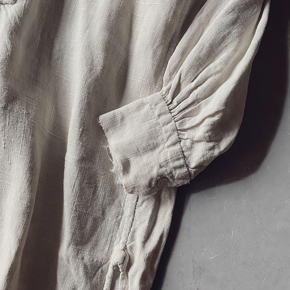 サムネイル： FRANCE 1920-40s / Antique smock　フランス / アンティークスモック