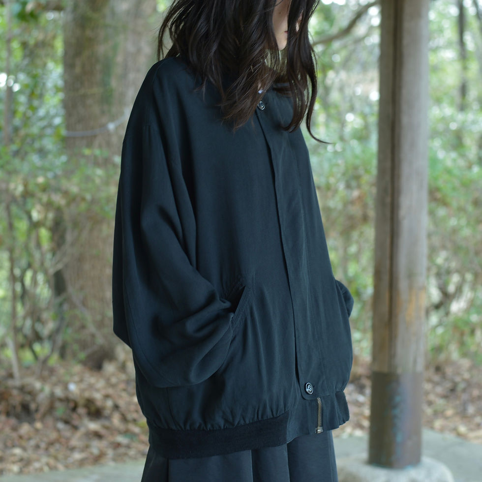サムネイル： GERMANY vintage / Light outer〔Silk blouson①〕