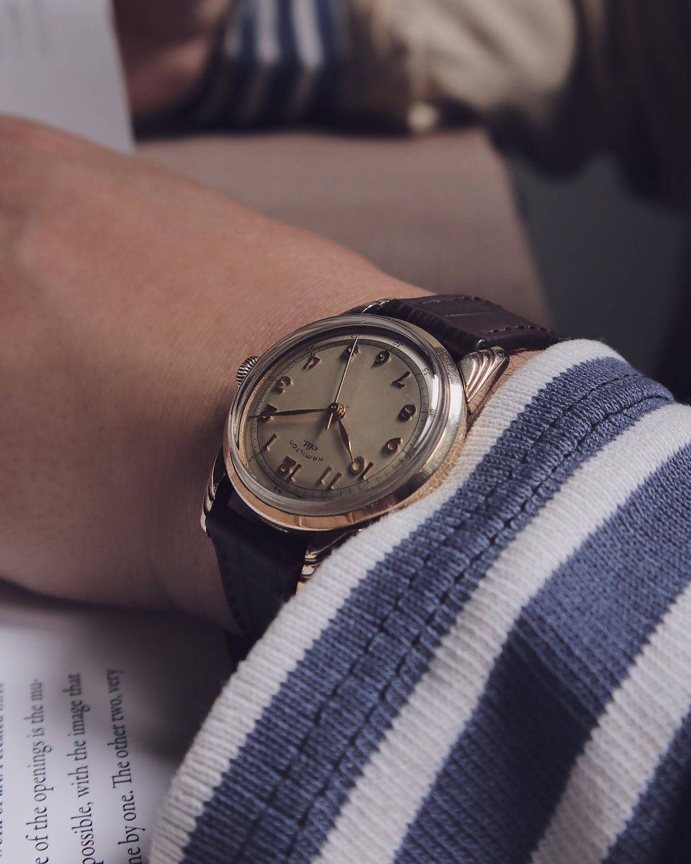 1950s HAMILTON / 風防の丸みが柔らかい印象