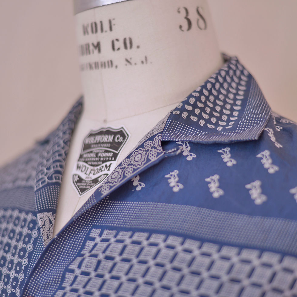 サムネイル： EURO vintage / Washable silk shirts -5-