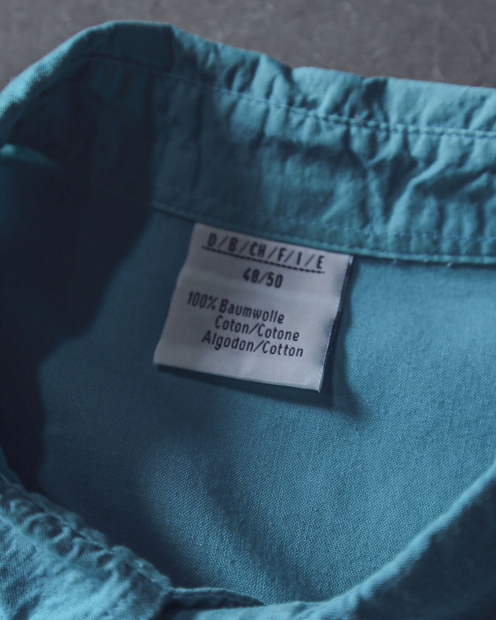 サムネイル： GERMANY  Design pullover shirt / ドイツ プルオーバー半袖シャツ　E-186
